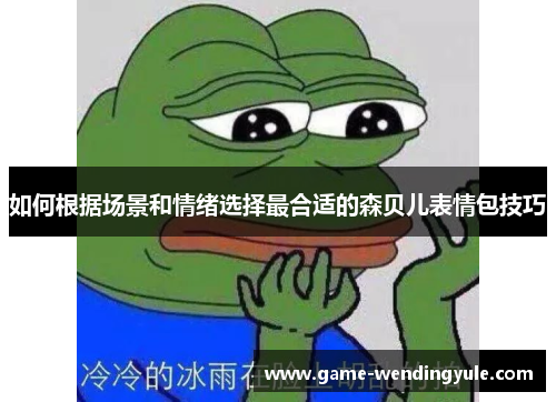 如何根据场景和情绪选择最合适的森贝儿表情包技巧