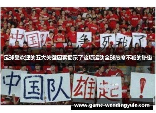 足球受欢迎的五大关键因素揭示了这项运动全球热度不减的秘密
